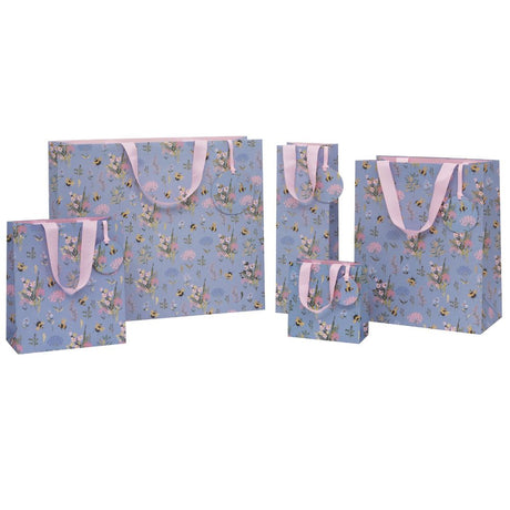Glick Bottle Bag, Blue Bee Meadow