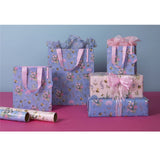 Glick Gift Wrap 4M Blue Bee Meadow