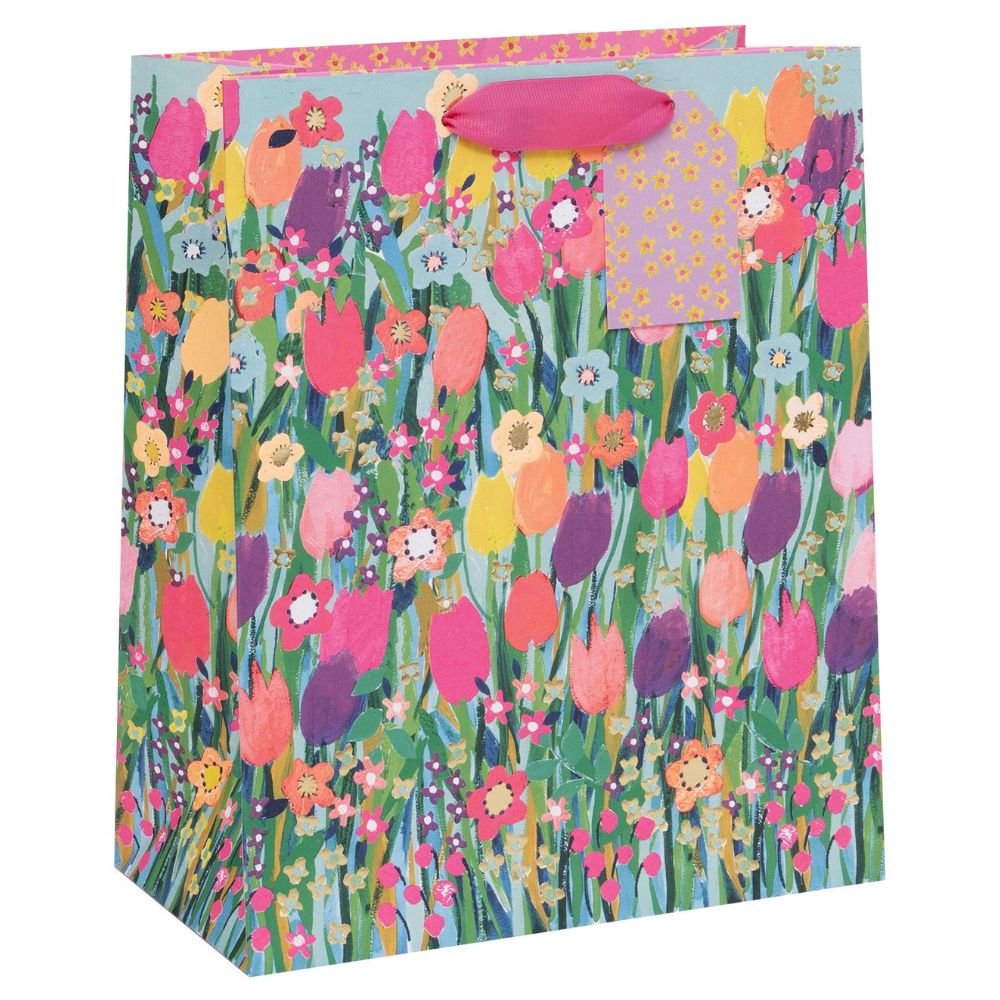 Glick Large Gift Bag, Tulip Meadow