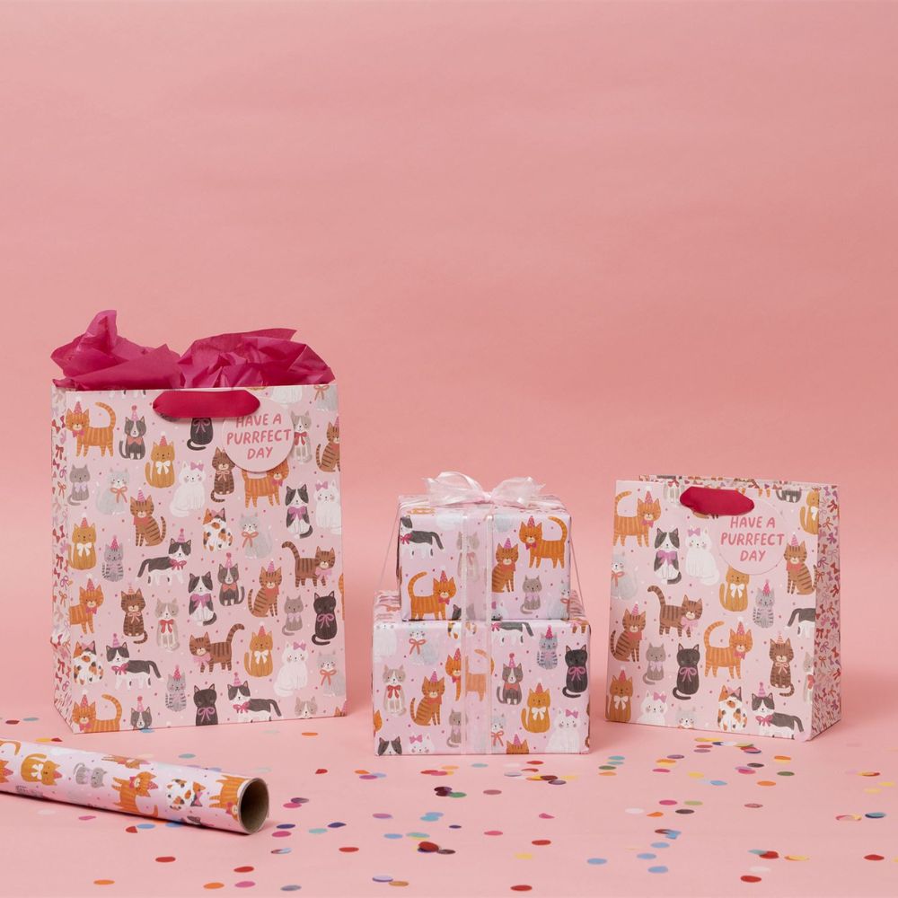 Glick Medium 'Purrfect Pussycats' Gift Bag