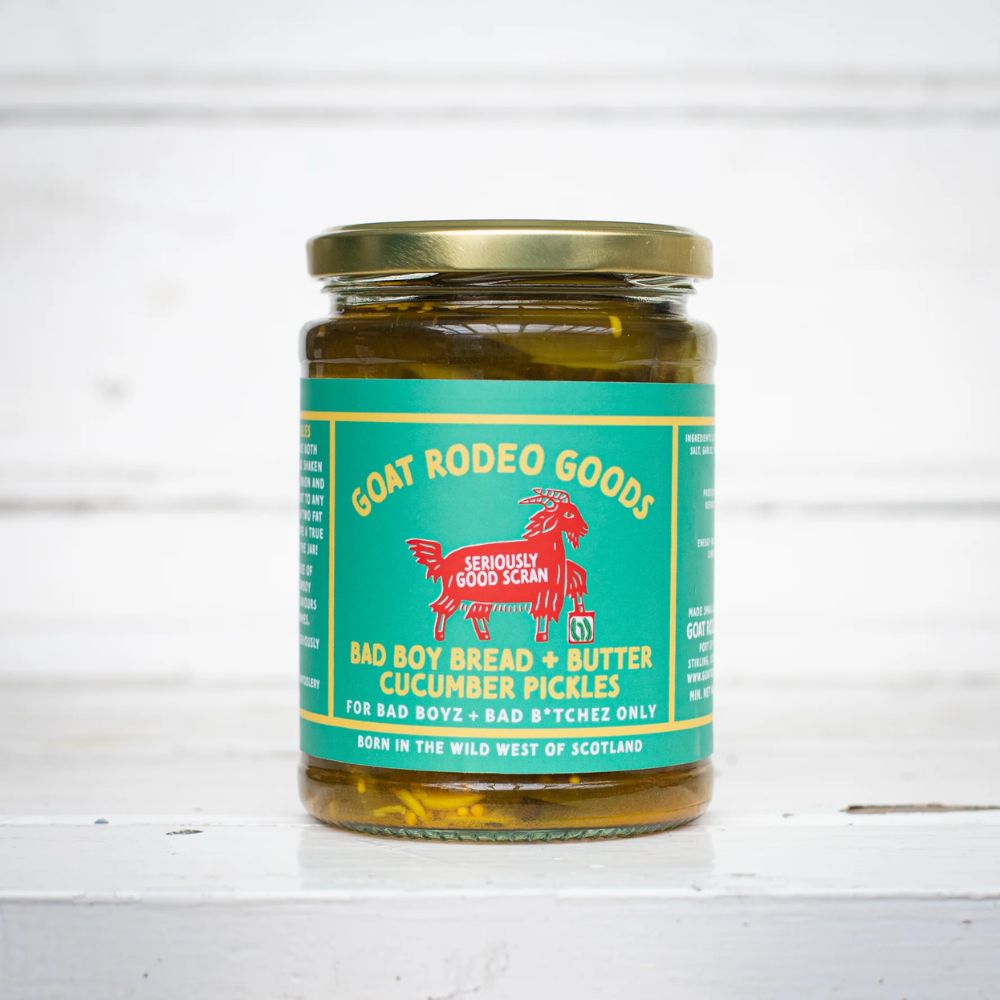 Goat Rodeo 500g Bad Boy Bread and Butter Cucumber Pickles
