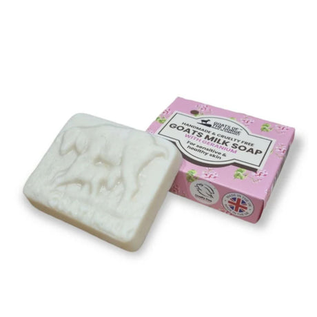 Goats of the Gorge 90g Goats Milk Soap Bar with Geranium - Old Railway Line Garden Centre