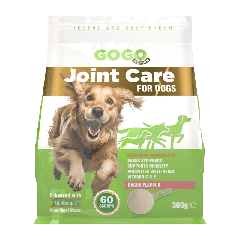 GoGo 300g Motion Joint Care Bacon Flavour Supplement - Old Railway Line Garden Centre