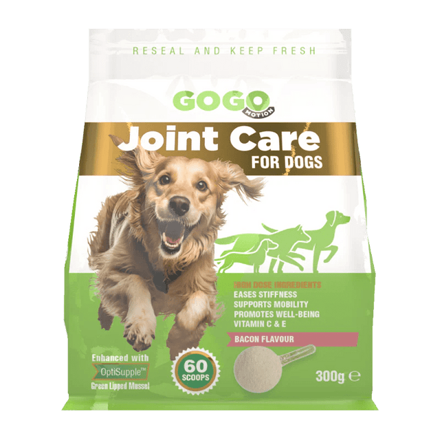 GoGo 300g Motion Joint Care Bacon Flavour Supplement - Old Railway Line Garden Centre