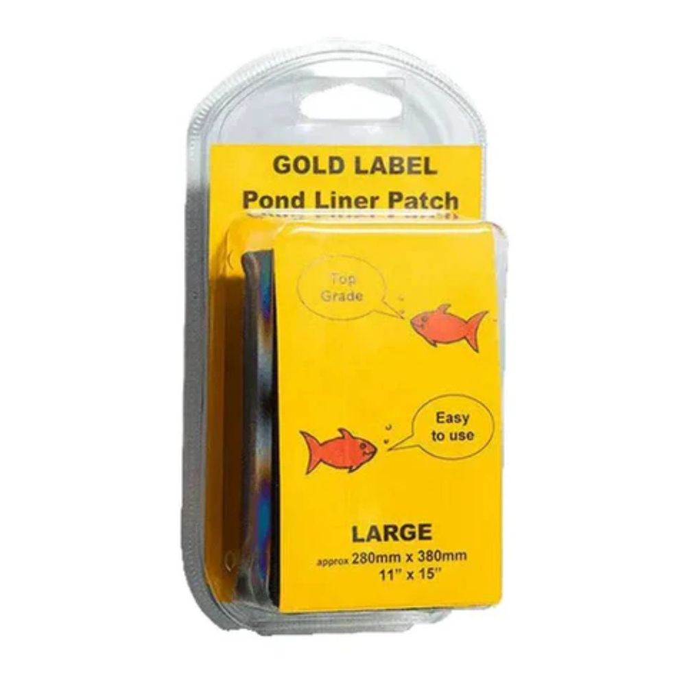 Gold Label 280 x 380mm Large Pond Liner Repair Patch Kit