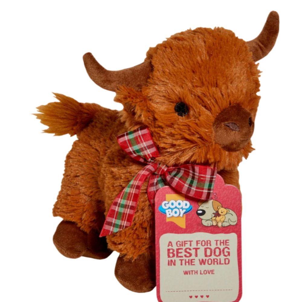 Good Boy 24cm Highland Cow Dog Toy