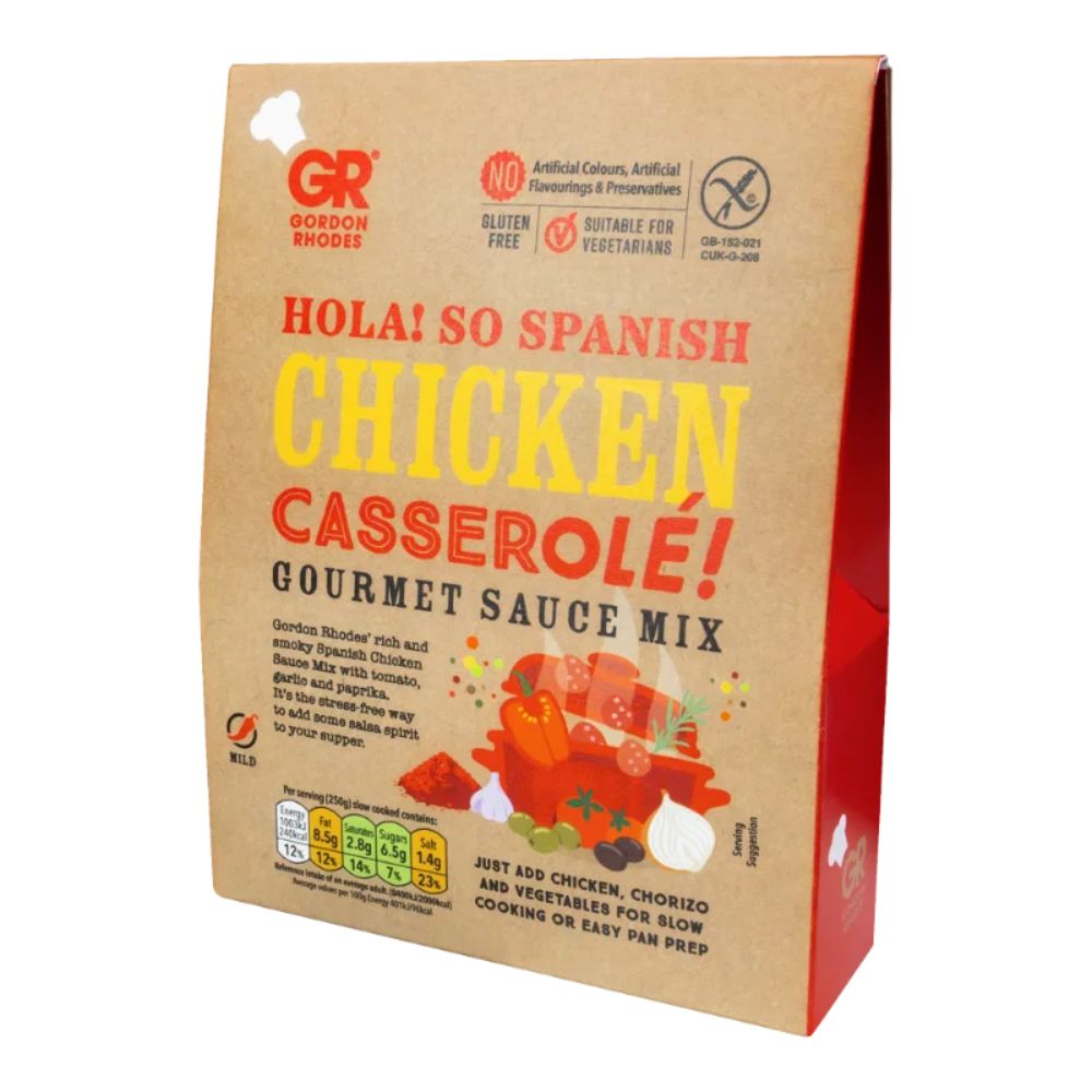 Gordon Rhodes 75g Gluten Free Hola! So Spanish Chicken Casserolé