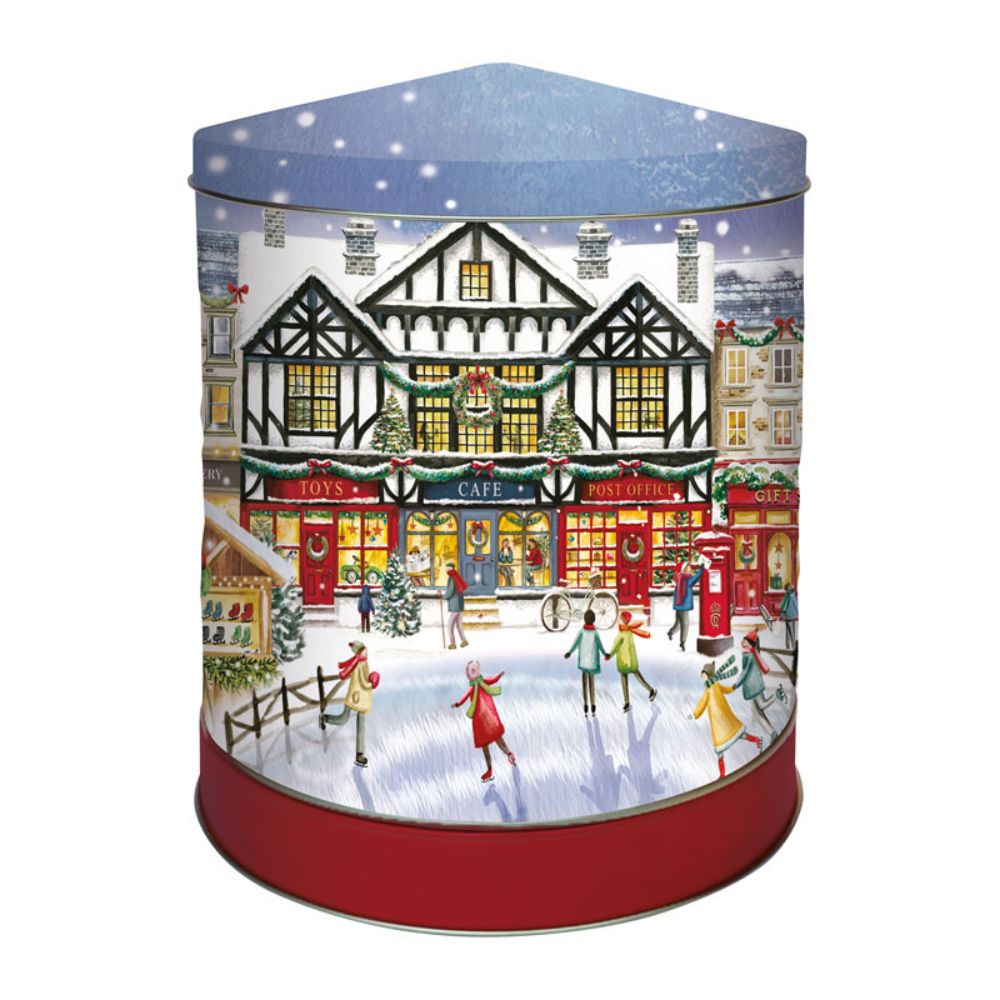 Grandma Wild's 300g Festive Gingerbread Shaped in Musical Tin