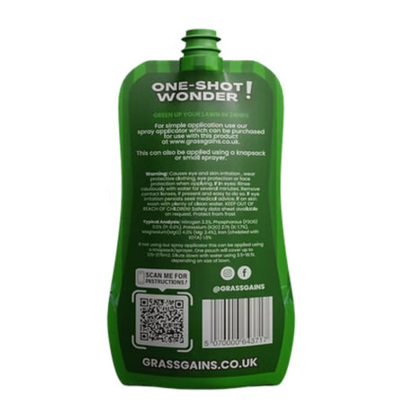 Grass Gains 1 Litre (100m2) One Shot Wonder Liquid Feed