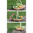 GreenKey Large Wooden Trug - Old Railway Line Garden Centre