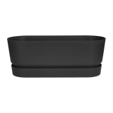 Elho 50cm Living Black Greenvillle Long Trough Planter