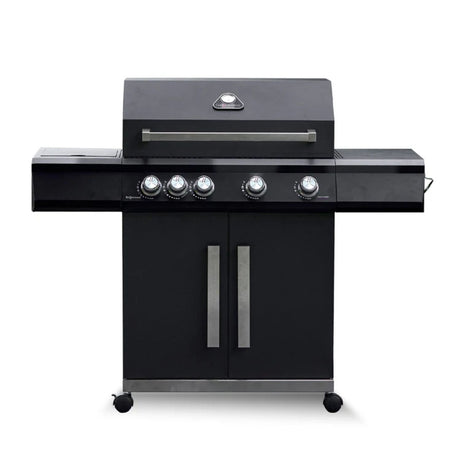 Grillstream Stealth 4 Burner Gas and Charcoal BBQ with Side Burner - Old Railway Line Garden Centre