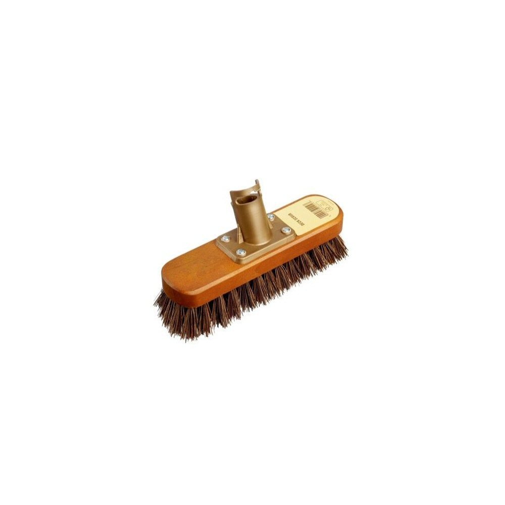 Groundsman 9" Deck Scrub Brush Head - Old Railway Line Garden Centre