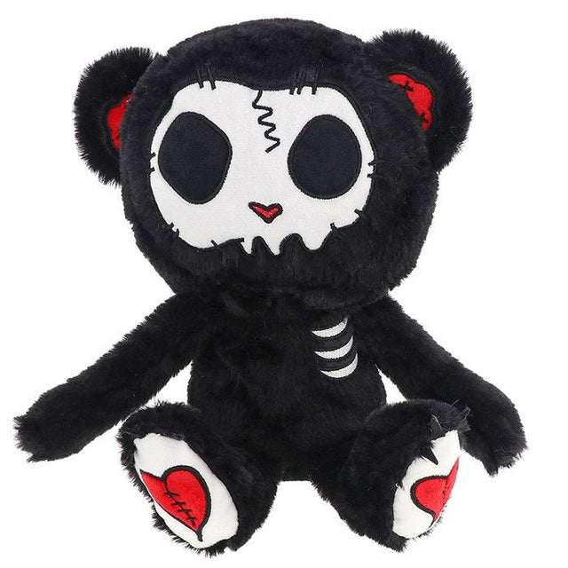 Gus Fink Black Gooli Grim The Stitch Bear Plushie Pal - GSFK135 - Old Railway Line Garden Centre