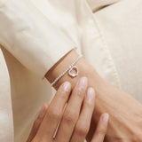 Joma Jewellery Grandmother A Little 'Wonderful Nanny' Bracelet In Silver Plating