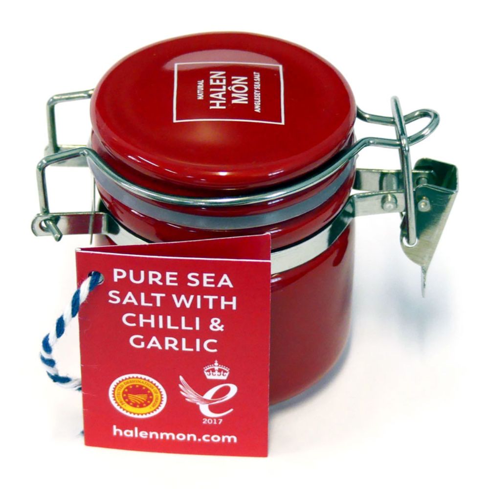 Halen Môn 15g Chilli & Garlic Sea Salt Mini Jar
