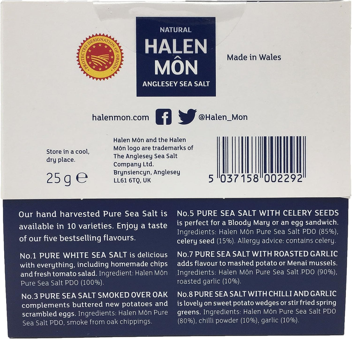 Halen Môn Famous 5 Salt Set - Old Railway Line Garden Centre