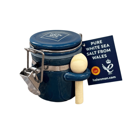 Halen Môn Pure Sea Salt Mini Jar - Red Jar - Old Railway Line Garden Centre