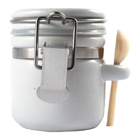 Halen Môn White Sea Salt With Garlic Mini Jar - Old Railway Line Garden Centre