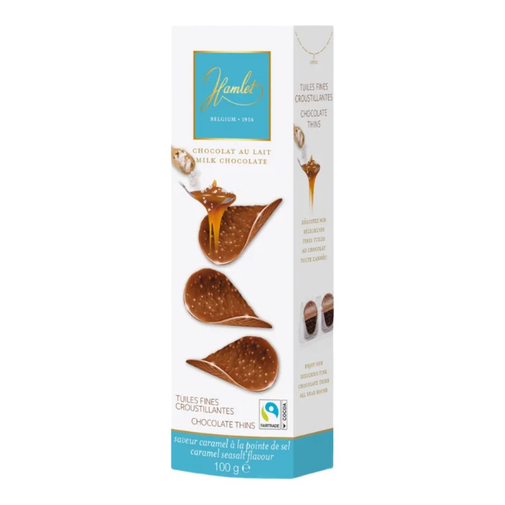 Hamlet 100g Caramel Sea Salt Chocolate Discs