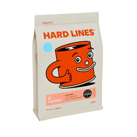 Hard Lines 250g El Carmen Colombia Coffee Bean - Old Railway Line Garden Centre