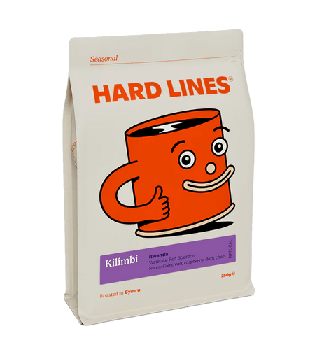 Hard Lines Coffee 250g Kilimbi Natural Coffee Beans - Old Railway Line Garden Centre
