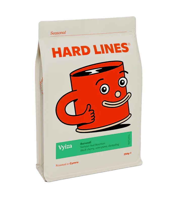 Hard Lines Coffee 250g Vyisa Burundi Coffee Beans - Old Railway Line Garden Centre