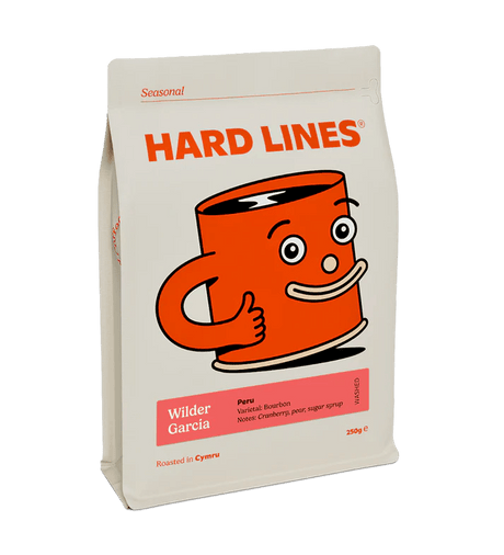 Hard Lines Coffee 250g Wilder Garcia Coffee Beans - Old Railway Line Garden Centre