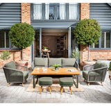 Hartman Eden 3 Seater Lounge Furniture Set - Moss Green