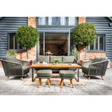 Hartman Eden 3 Seater Lounge Furniture Set - Moss Green