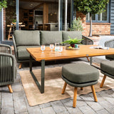 Hartman Eden 3 Seater Lounge Furniture Set - Moss Green