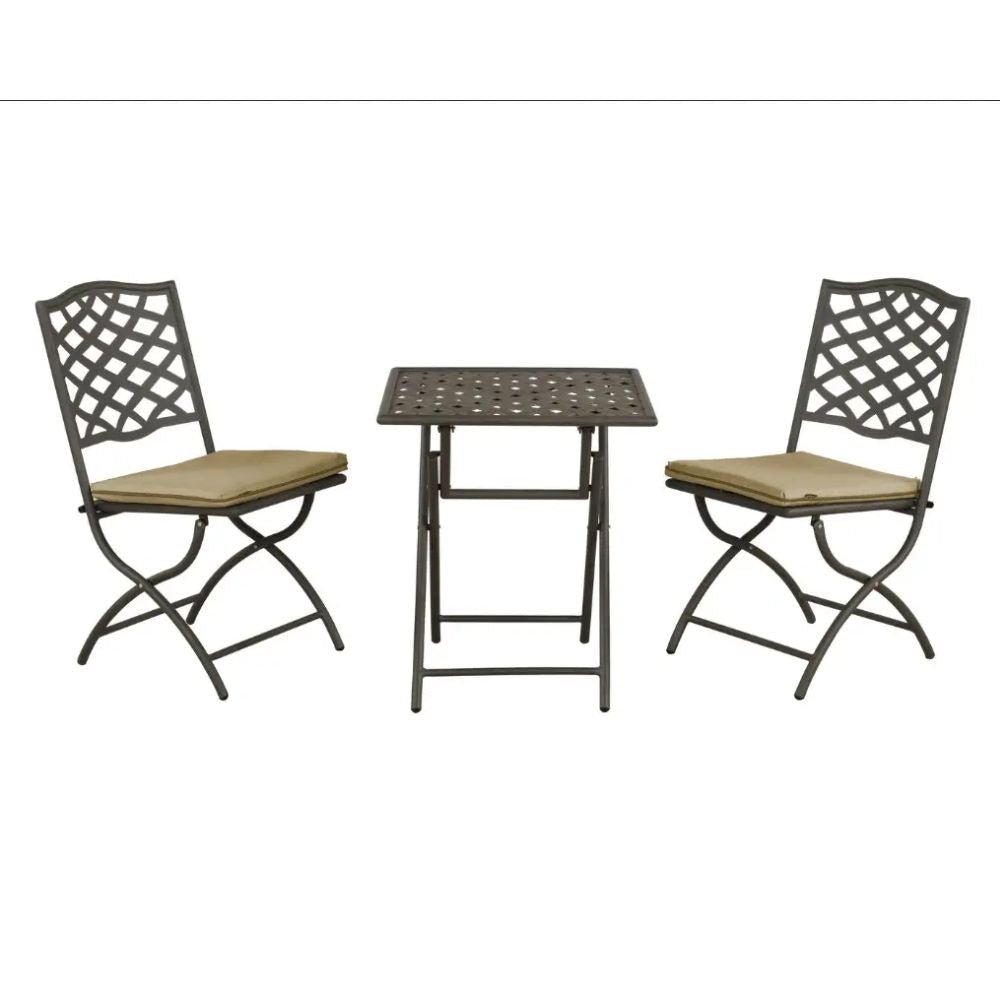 Hartman Oakley 2 Seater Folding Bistro Set - Old Railway Line Garden Centre