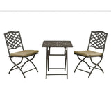Hartman Oakley 2 Seater Folding Bistro Set - Old Railway Line Garden Centre