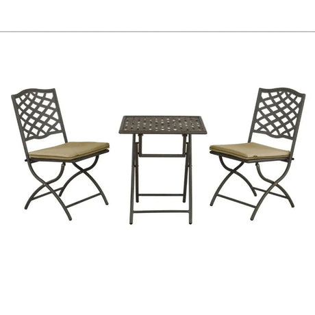 Hartman Oakley 2 Seater Folding Bistro Set - Old Railway Line Garden Centre