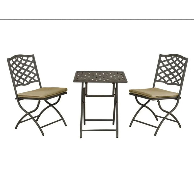 Hartman Oakley 2 Seater Folding Bistro Set - Old Railway Line Garden Centre