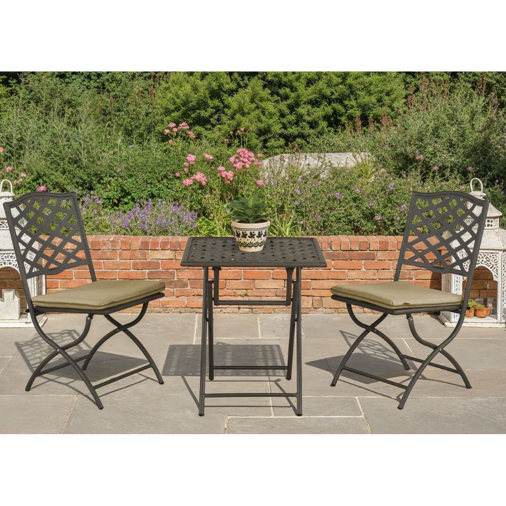 Hartman Oakley 2 Seater Folding Bistro Set
