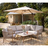 Hartman Portico 6 Seater Square Corner Casual Furniture Set