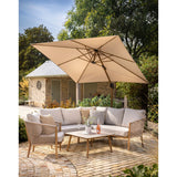 Hartman Portico 6 Seater Square Corner Casual Furniture Set