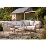 Hartman Portico 6 Seater Square Corner Casual Furniture Set