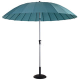 Hartman 2.7m Shanghai Round Crank & Tilt Parasol - Jade