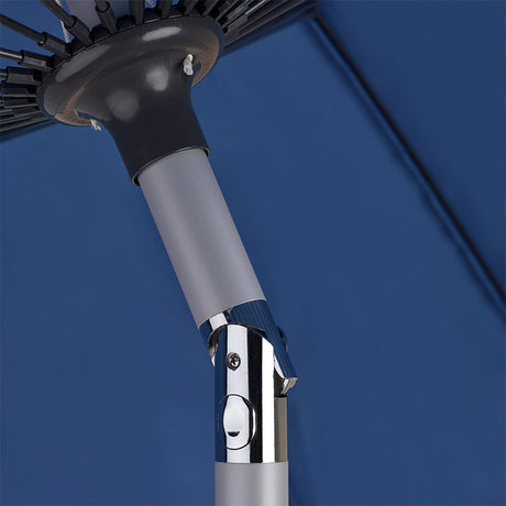 Hartman 2.7m Shanghai Round Crank & Tilt Parasol - Navy