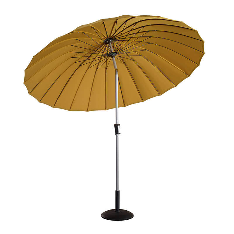 Hartman 2.7m Shanghai Round Crank & Tilt Parasol - Ochre