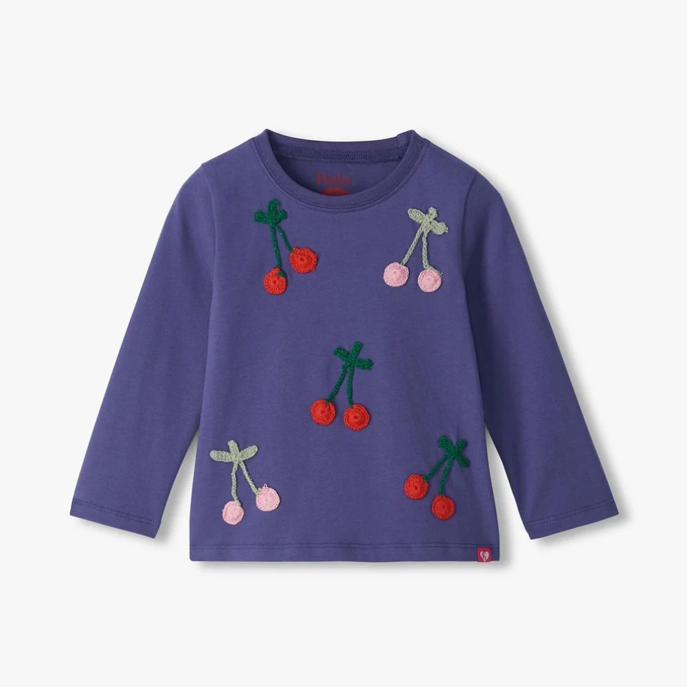 Hatley Baby & Toddler Girls Cherries Gathered Back T-Shirt 9-12m
