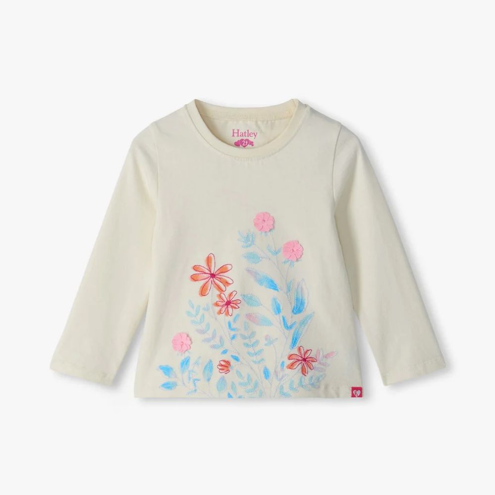 Hatley Baby & Toddler Girls Gardenia Gathered Back T-Shirt 3T