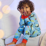 Hatley Boys Dragons Cotton Pyjama Set 3T