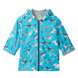 Hatley Colour Changing Shark Party Zip-Up Raincoat - Age 3 - Old Railway Line Garden Centre
