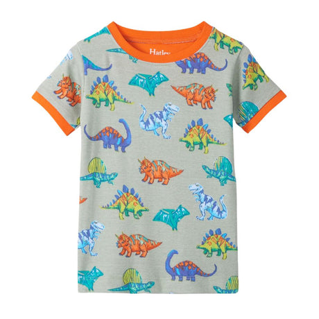 Hatley Dino Party Cotton Short Pajama Set - Age 6