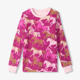 Hatley Girls Galloping Horses Cotton Pyjama Set 4T