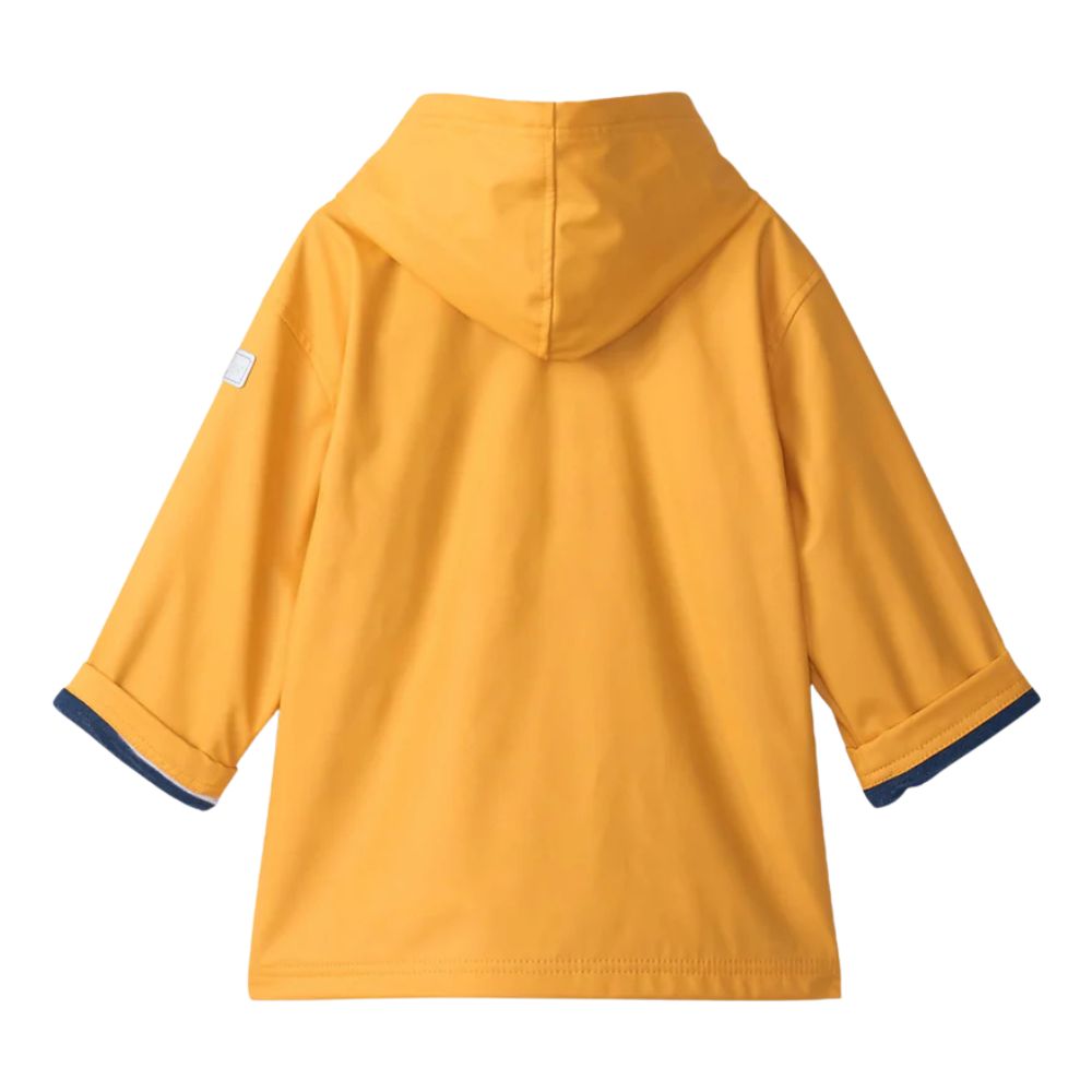 Hatley Kids Yellow Zip-Up Raincoat - Age 5