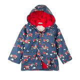 Hatley Red Farm Tractors Raincoat - Age 5